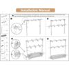 FANGSUN Soporte grande para tazas de café soporte para_6