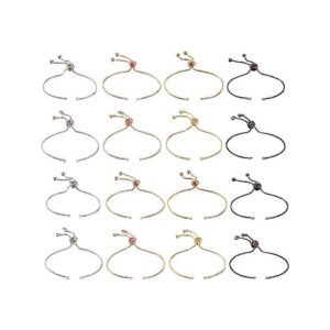 FASHEWELRY 16 pulseras deslizantes ajustables con extremos_1