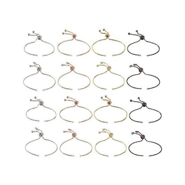 FASHEWELRY 16 pulseras deslizantes ajustables con extremos_1