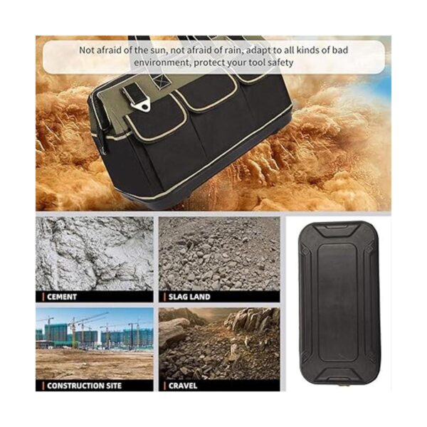 FASTECH Bolsa de herramientas de boca ancha de 15.0 in_5