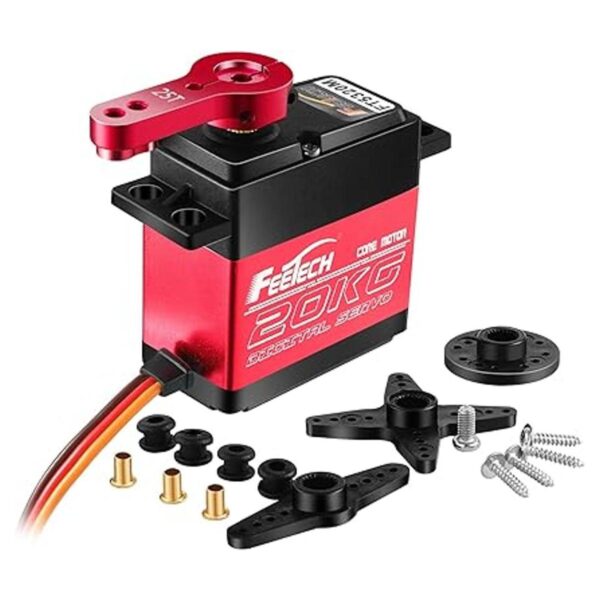 FEETECH Servo motor de 44.1 lbs 7.4 V de alto voltaje