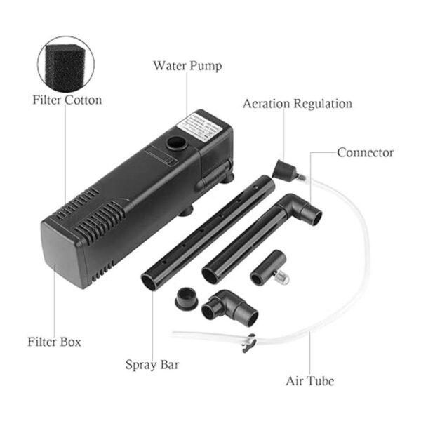 FEDOUR Filtro interno sumergible para acuario filtro con