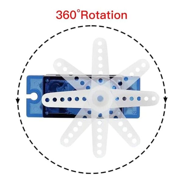 FEETECH FS90RZ Micro servomotor de rotación continua de_4