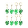 FAVOMOTO Llavero de hoja de palmera tropical 8_1