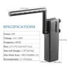 FEDOUR Filtro interno sumergible para acuario filtro con
