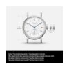 FEICE Relojes de hombre Bauhaus diseño automático reloj
