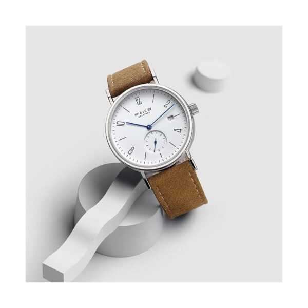 FEICE Relojes de hombre Bauhaus diseño automático reloj