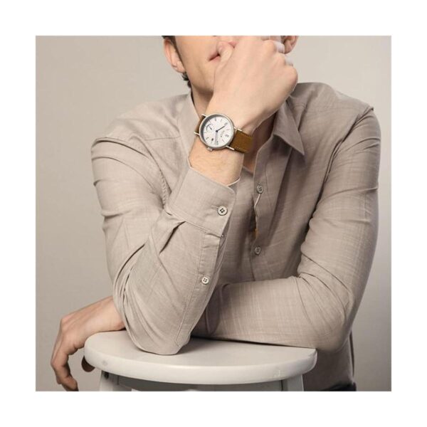 FEICE Relojes de hombre Bauhaus diseño automático reloj