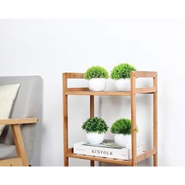 FEILANDUO 4 piezas de mini plantas artificiales en maceta_5