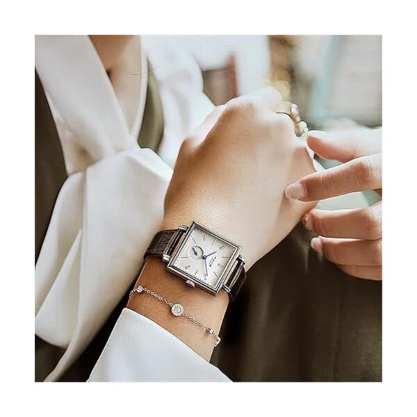 FEICE Reloj minimalista de cristal de zafiro para mujer_5