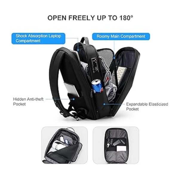 FENRUIEN Mochila rígida para laptop de 17.3 pulgadas_3