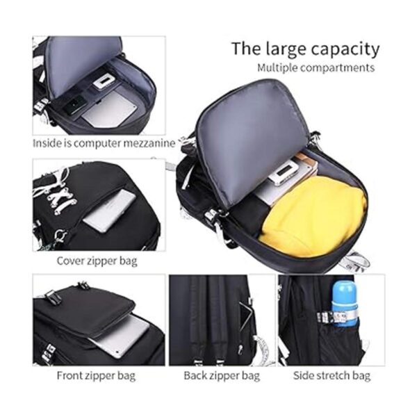 FENGDONG Mochila escolar para niñas adolescentes y niñas_3