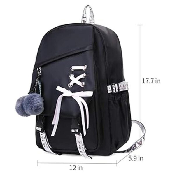 FENGDONG Mochila escolar para niñas adolescentes y niñas_4