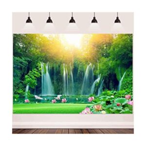FHZON Fondos de cascada de 11.5 x 5.9 ft para fotografía_1