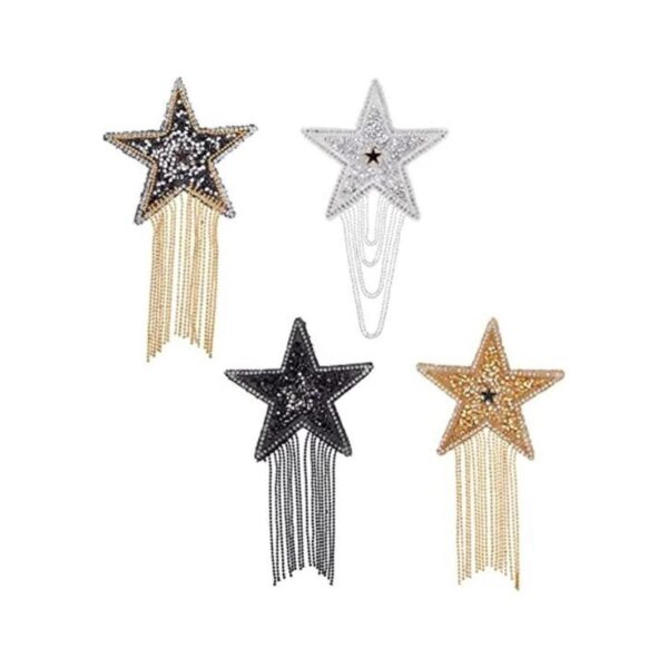 FINGERINSPIRE Parche de estrella de diamantes de imitación