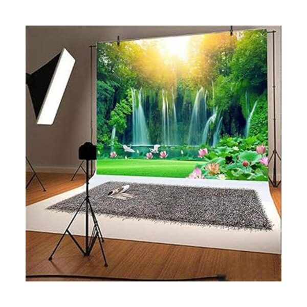 FHZON Fondos de cascada de 11.5 x 5.9 ft para fotografía_3