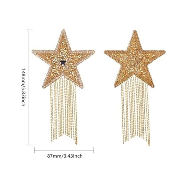 FINGERINSPIRE Parche de estrella de diamantes de imitación