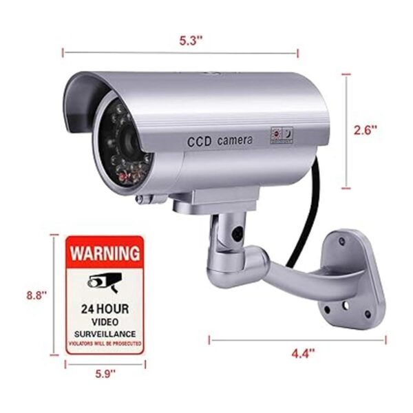 FITNATE Cámara de seguridad simulada 4 paquetes de_5