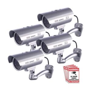 FITNATE Cámara de seguridad simulada 4 paquetes de_1