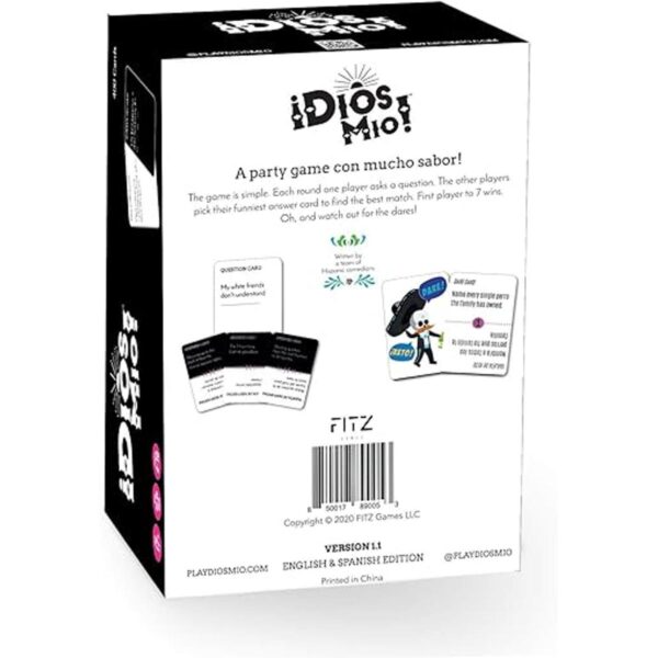 FITZ Dios Mio Juego de cartas bilinge divertido_4