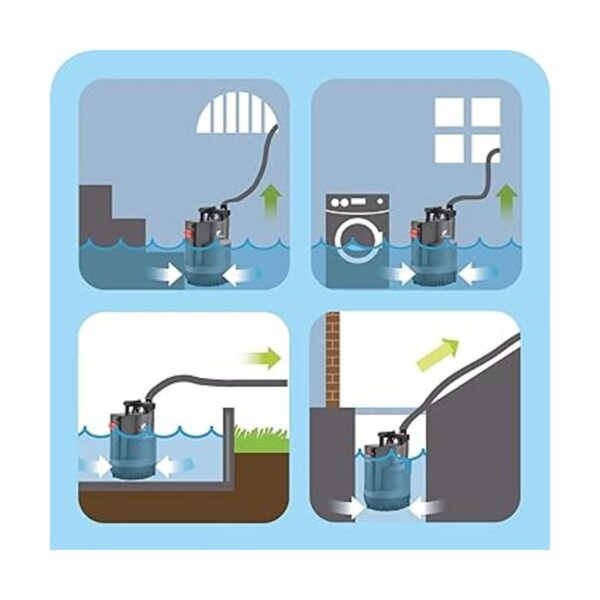 FLUENTPOWER Bomba de sumidero de 12 HP 2500 GPH_5