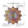 FONMY Molinillo de viento de mandala con diseño de_3