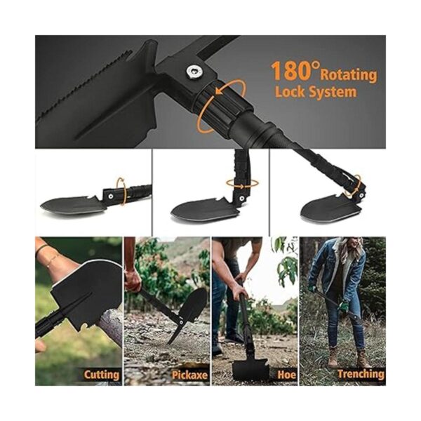 FLYEGO Pala plegable para campamento pala militar