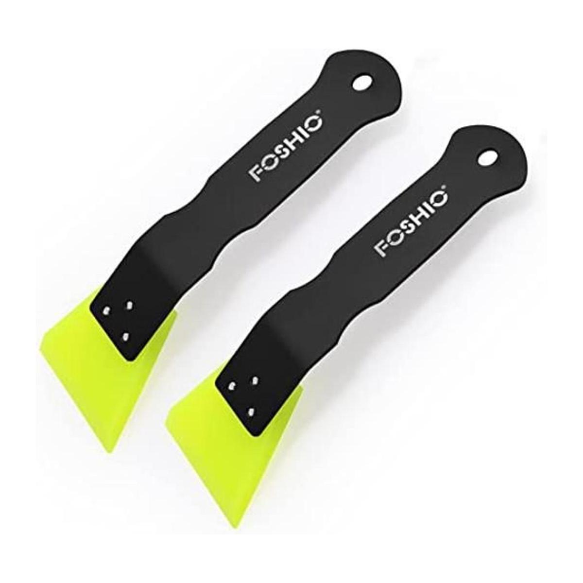 FOSHIO Paquete de 2 espátulas pequeñas para vinilo mango