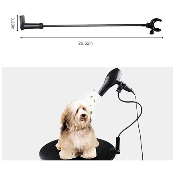 FOUUA Soporte para secador de pelo para mascotas soporte