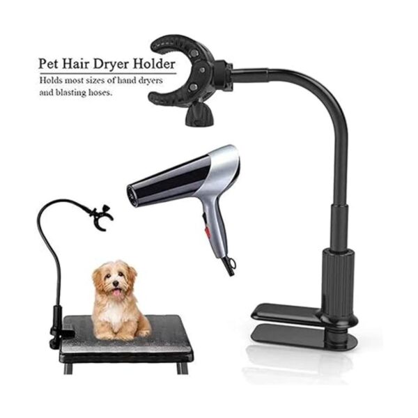 FOUUA Soporte para secador de pelo para mascotas soporte