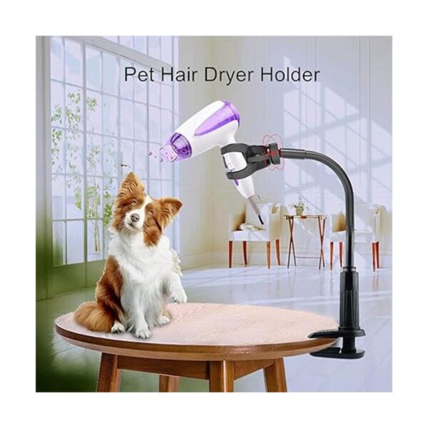 FOUUA Soporte para secador de pelo para mascotas soporte