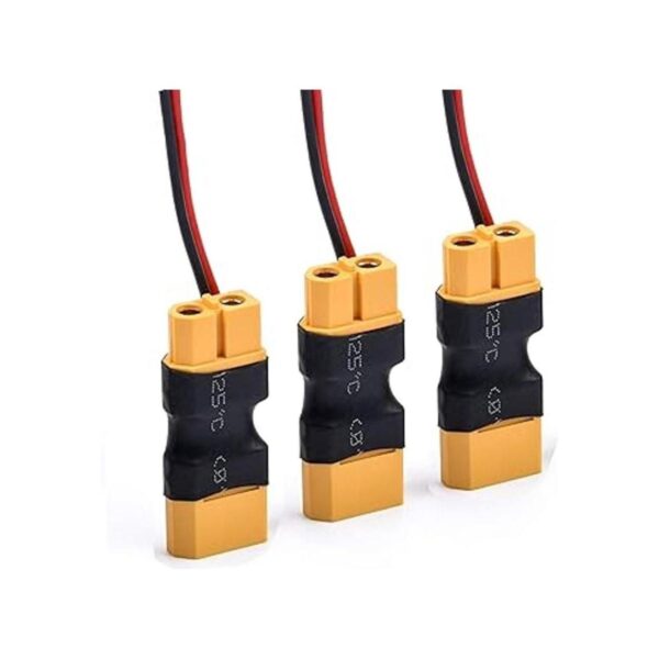FPVDrone XT60 conectores macho a hembra con JST hembra en