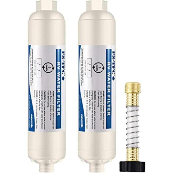 FSTFC Filtro de agua en línea para RV con protector de