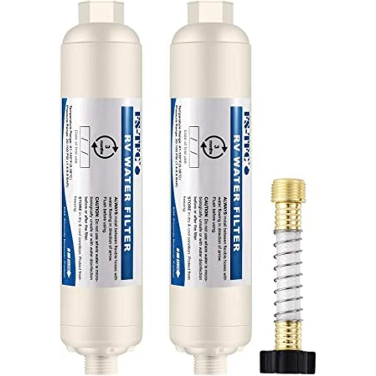 FSTFC Filtro de agua en línea para RV con protector de