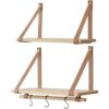 FRIADE Estantes flotantes de madera de pared estantes