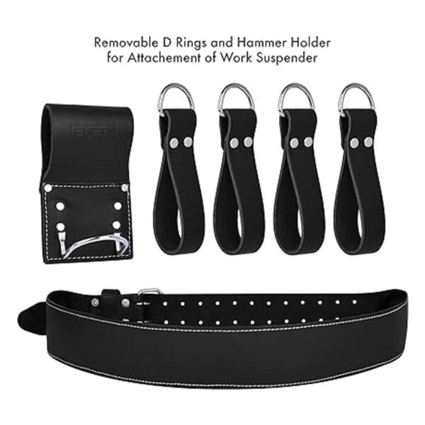 FUERI Kit combinado de bolsas de herramientas Cuero de