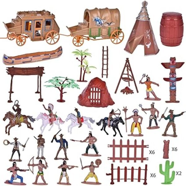 FUN LITTLE TOYS 61 piezas de figuras de plástico de_2