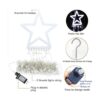 FUNIAO Tira de luces con estrella para decoración de