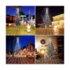 FUNIAO Tira de luces con estrella para decoración de