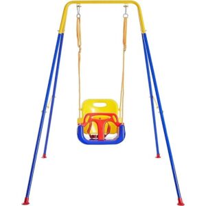 FUNLIO Juego de columpios 3 en 1 para niños pequeños con 4_1