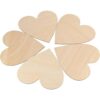 FUNSUEI 30 rebanadas de corazón de madera natural de 8_5