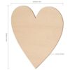 FUNSUEI 30 rebanadas de corazón de madera natural de 8_2