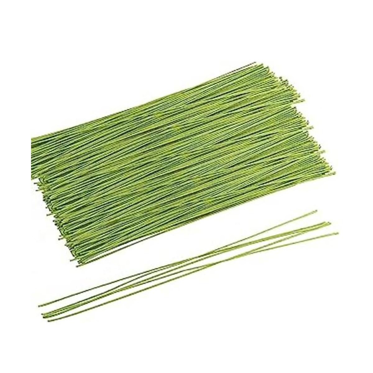 FUNSUEI 500 piezas de alambre de tallo floral de calibre
