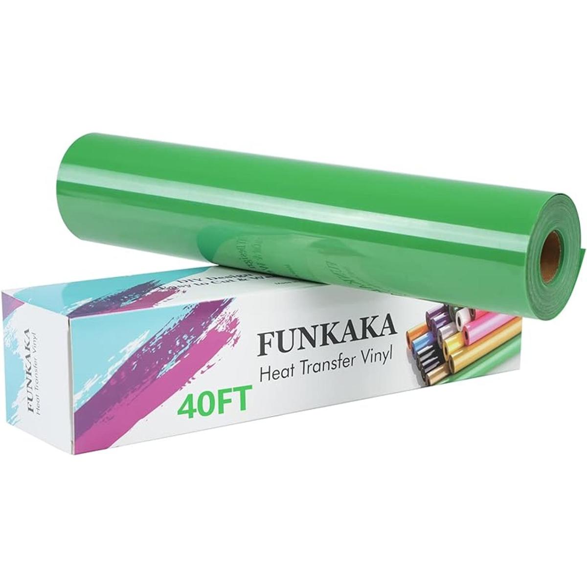 FUNKAKA Rollos de vinilo HTV Vinilo de transferencia de