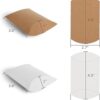 FVIEXE Paquete de 200 cajas de almohada de estraza