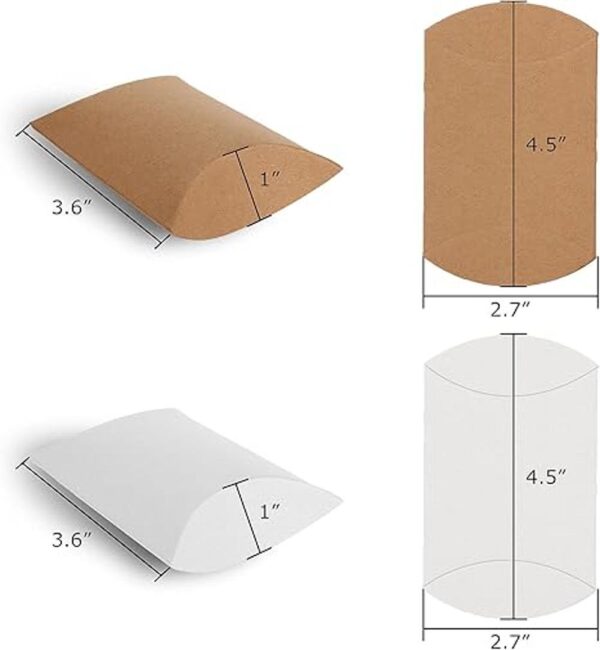 FVIEXE Paquete de 200 cajas de almohada de estraza