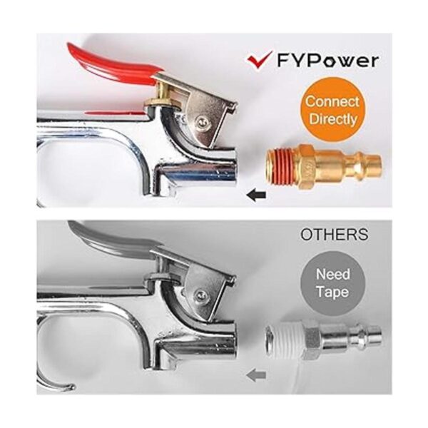 FYPower Kit de manguera de compresor de aire híbrido de