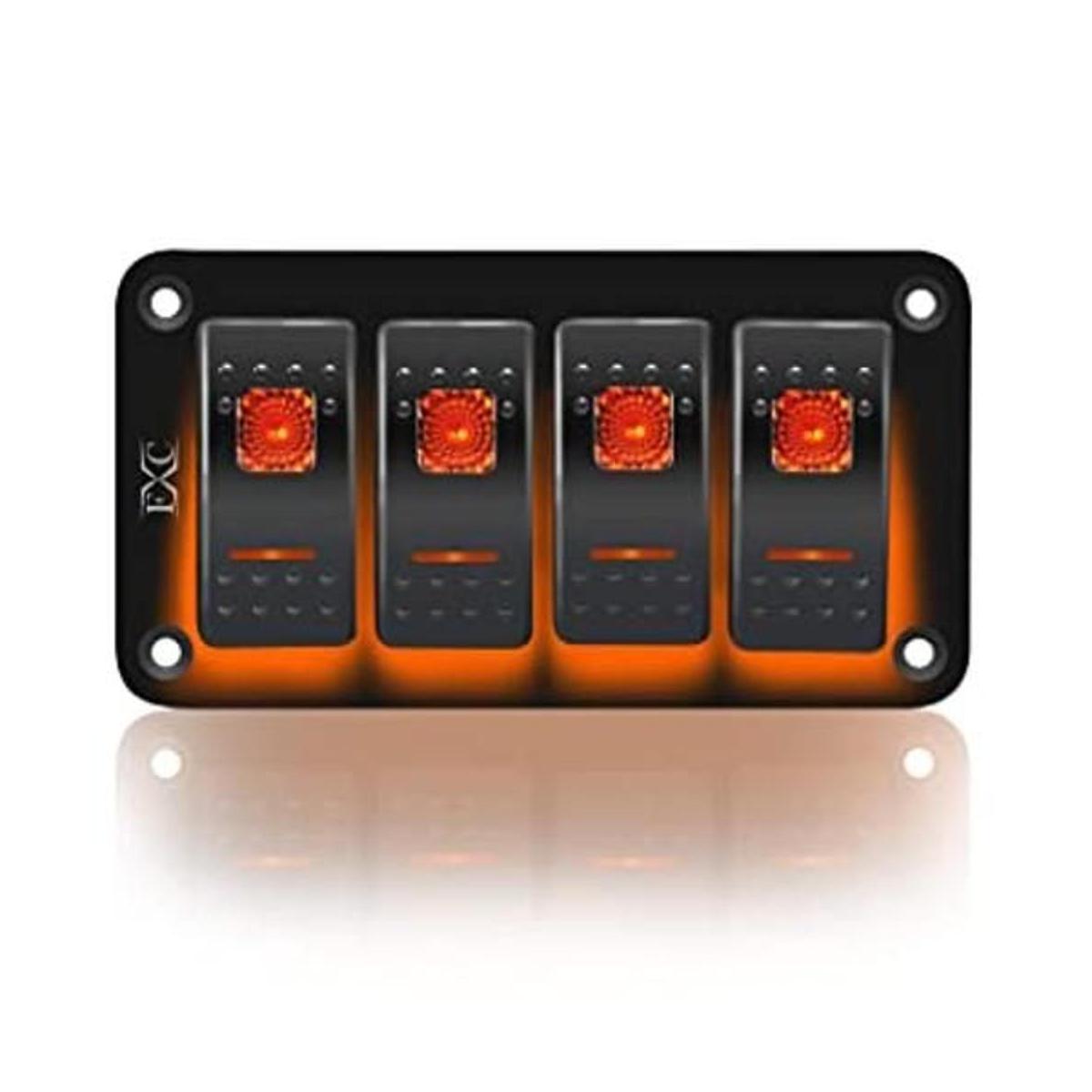 FXC Interruptor basculante panel de aluminio 4