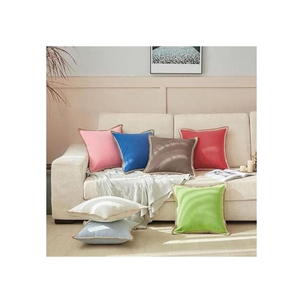 FY FIBER HOUSE Paquete de 2 fundas de almohada decorativas