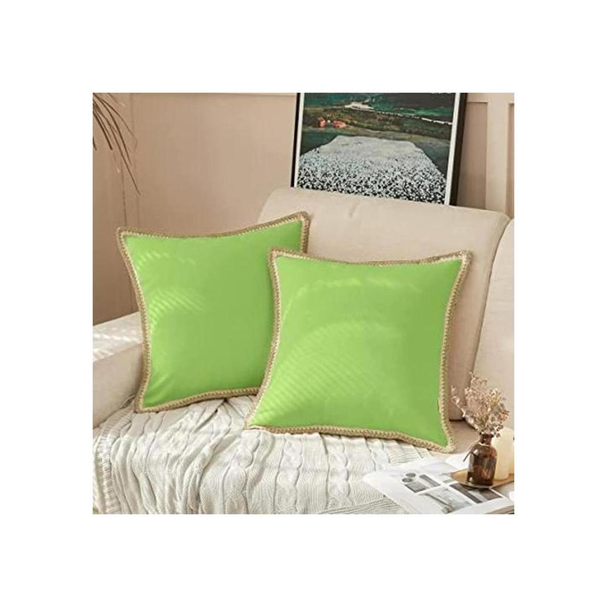 FY FIBER HOUSE Paquete de 2 fundas de almohada decorativas